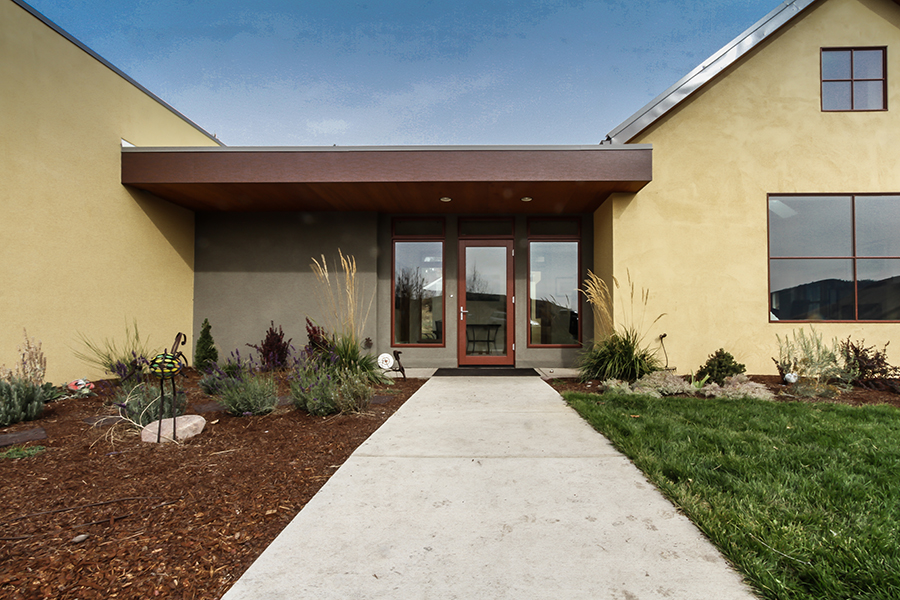 A beautiful home located in Missoula, Montana built using a zero-step entrance and wide pathways allowing for easy access by all abilities.